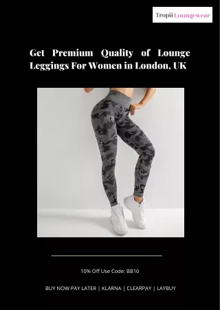 Get Premium Quality of Lounge Leggings For Women in London, UK