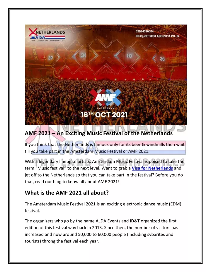 amf 2021 an exciting music festival