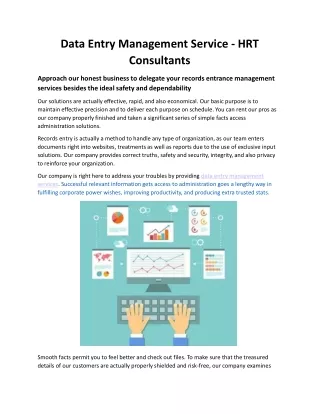 Data Entry Management Service