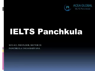 IELTS Coaching Institute in Panchkula