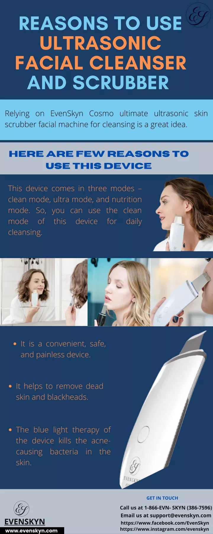 reasons to use ultrasonic facial cleanser