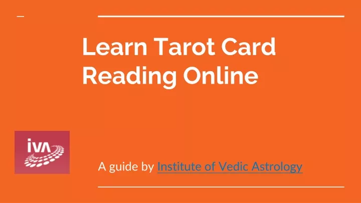 learn tarot card reading online