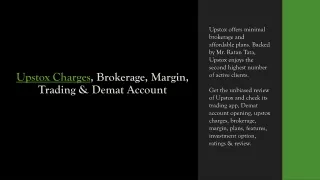 upstox charges brokerage margin trading demat account