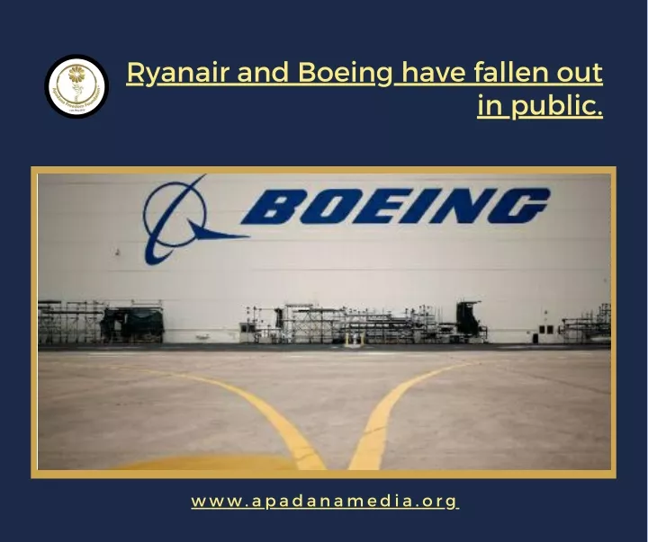ryanair and boeing have fallen out