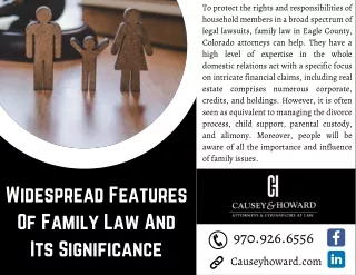 Widespread Features Of Family Law And Its Significance