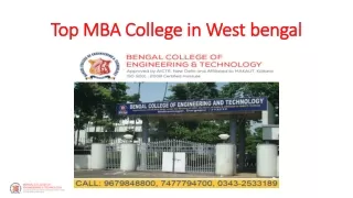 Top MBA College in West bengal - BCET College