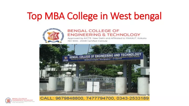 top mba college in west bengal