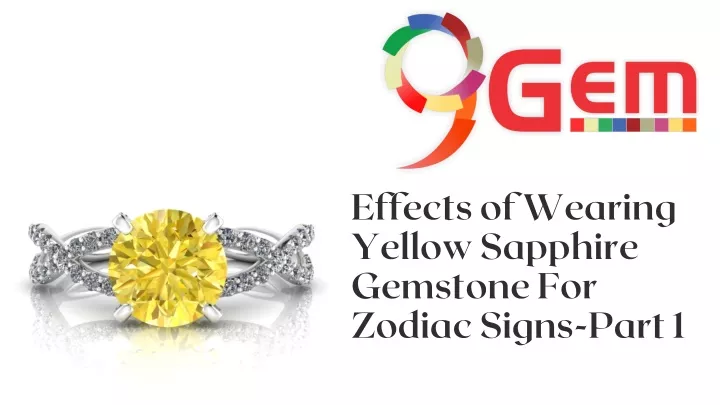 effects of wearing yellow sapphire gemstone