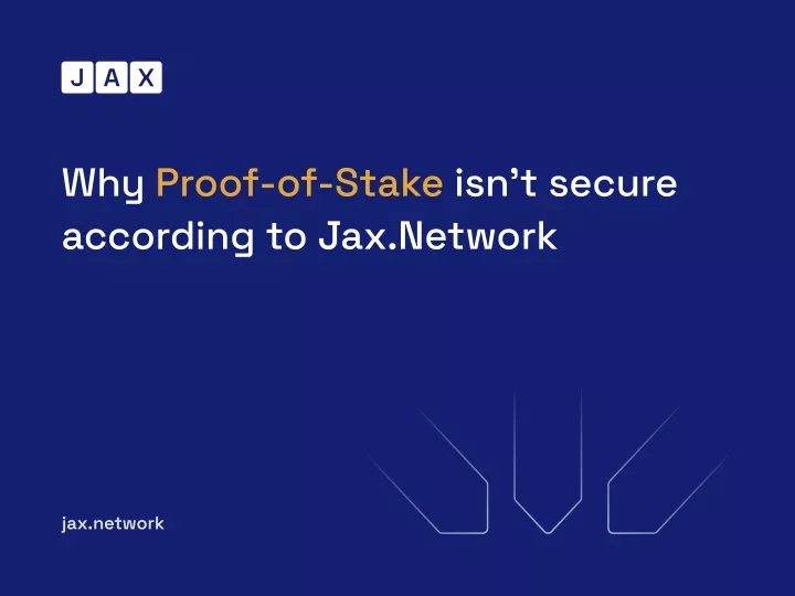 why proof of stake isn t secure according