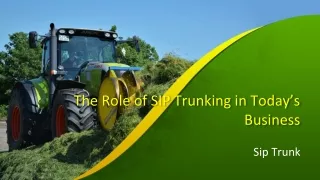the role of sip trunking in today s business