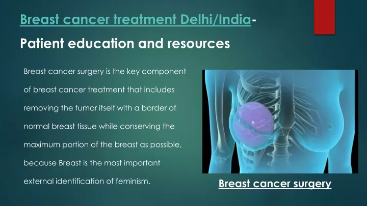 breast cancer treatment delhi india