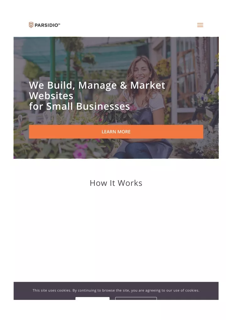 we build manage market websites for small