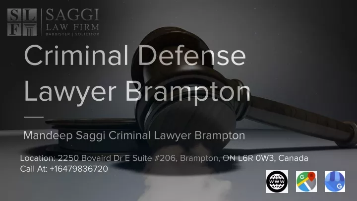 criminal defense lawyer brampton