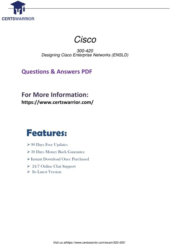 300-420 Latest  Dumps - Real Exam Questions 2021