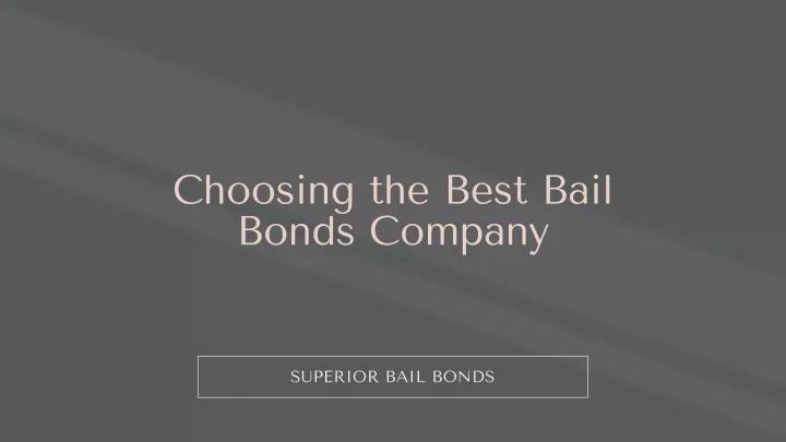 superior bail bonds