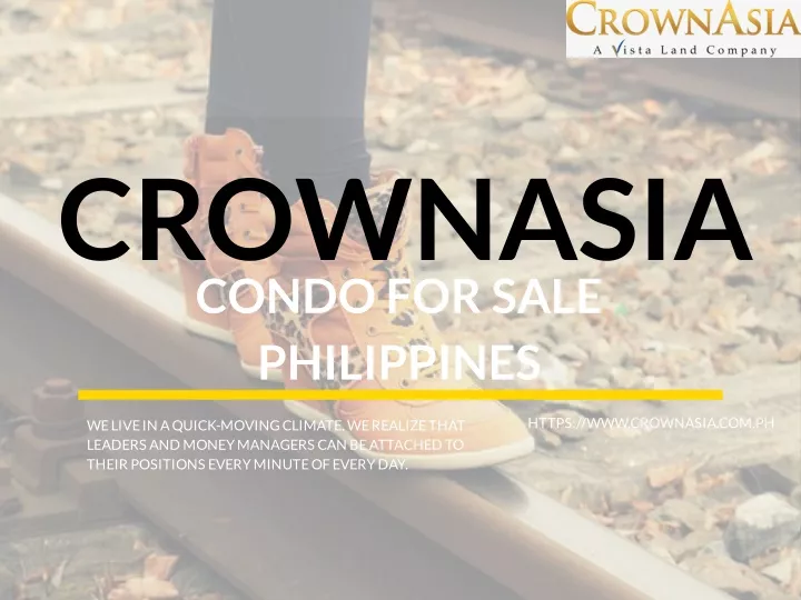 crownasia condo for sale philippines