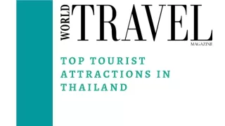 top tourist attractions in thailand