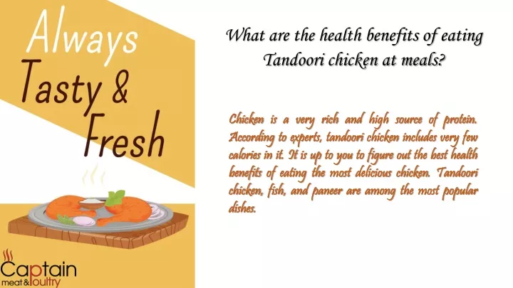 what are the health benefits of eating tandoori