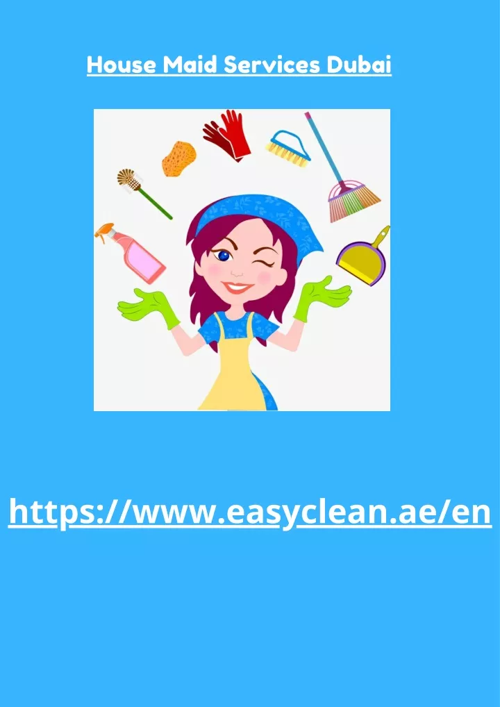 house maid services dubai