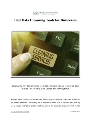 best data cleansing tools for businesses