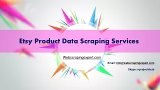 etsy product data scraping services