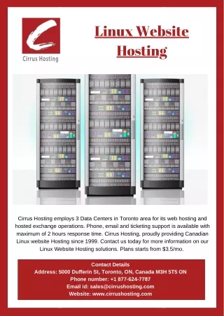 linux website hosting
