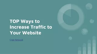 top ways to increase traffic to your website