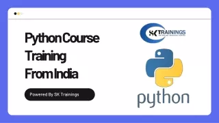 Python Certification Course Online | Python Training | SK Trainings