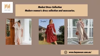 Explore the stunning Women Fashion Store-- Haya Wear!