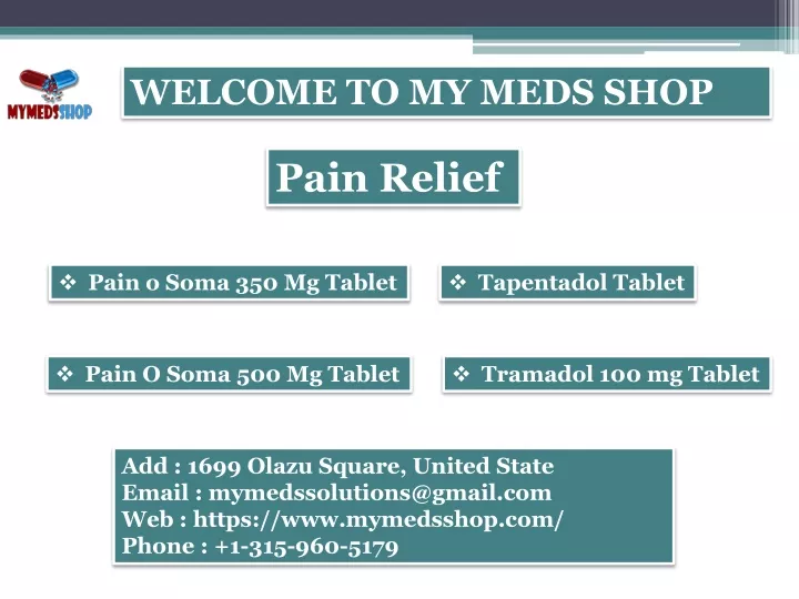 welcome to my meds shop