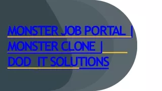 monster job po r t a l