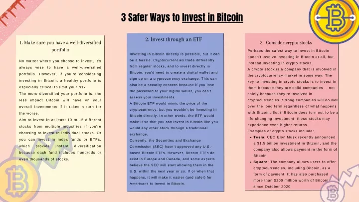 3 safer ways to invest in bitcoin
