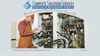Electrical Maintenance Sheffield