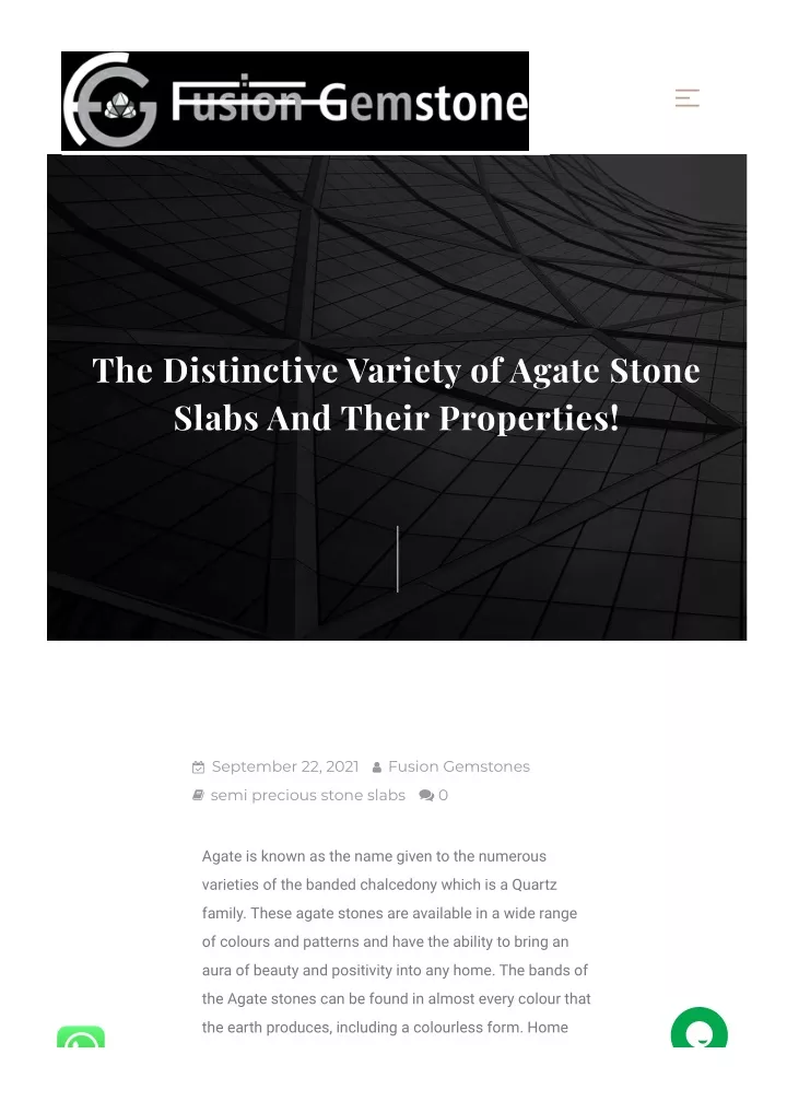 the distinctive variety of agate stone slabs