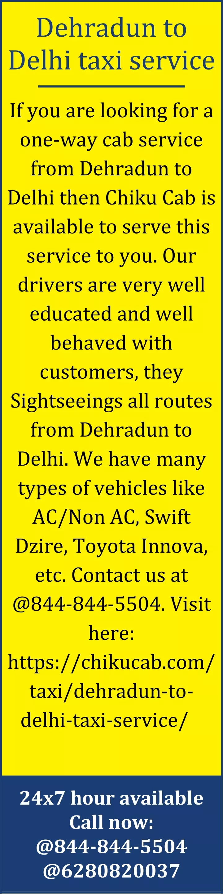 dehradun to delhi taxi service