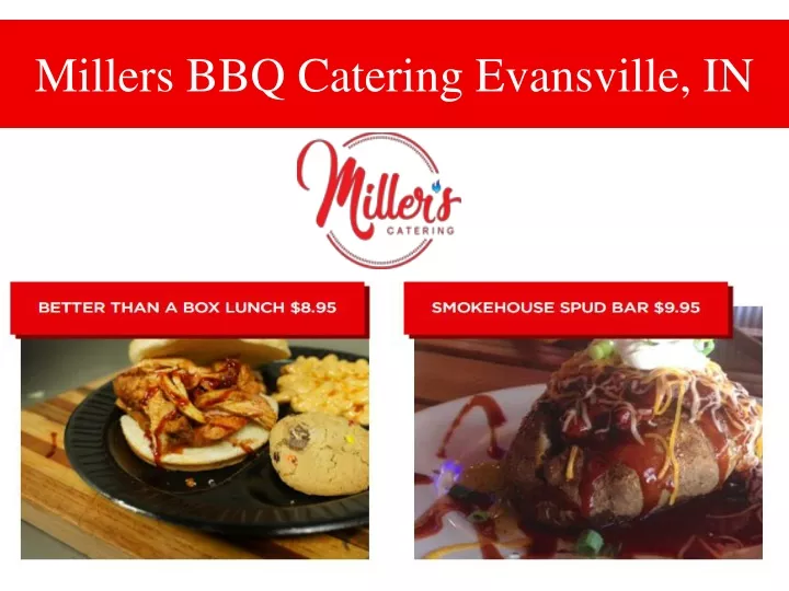 millers bbq catering evansville in