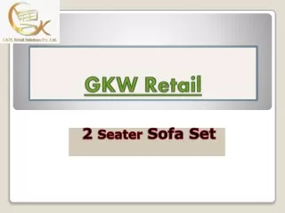 GKW Retail 2 seater sofa set