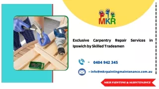 Exclusive Carpentry Repair Services in Ipswich by Skilled Tradesmen