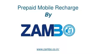 Prepaid mobile recharge