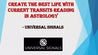 create the best life with current transits