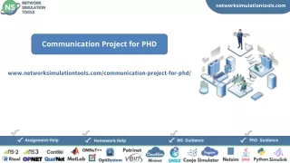 Communication Project for PhD