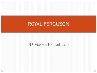 Stringed Musical Instruments - Full-Scale 3D Models