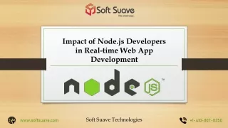 Impact of NodeJS Developers in Real-time Web App Development