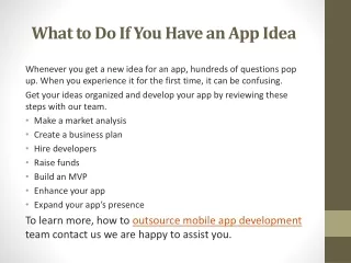 outsource mobile app development