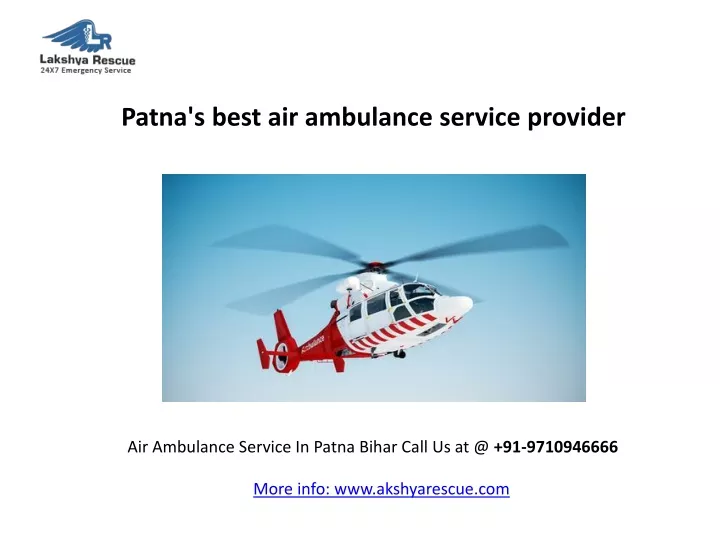 patna s best air ambulance service provider