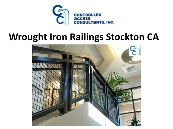 wrought iron railings stockton ca