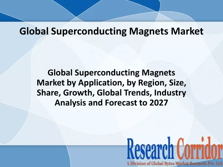 global superconducting magnets market