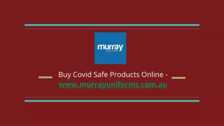 buy covid safe products online www murrayuniforms com au