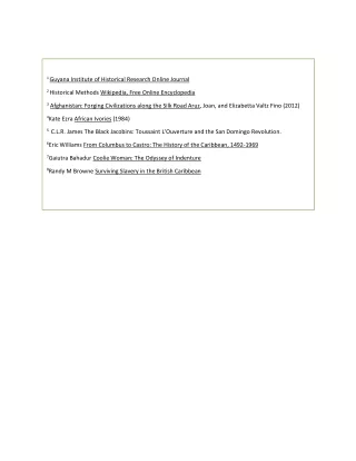 Certificate of History Lesson 1 footnotes