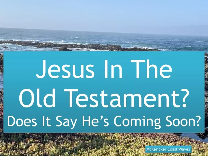 jesus in the old testament does